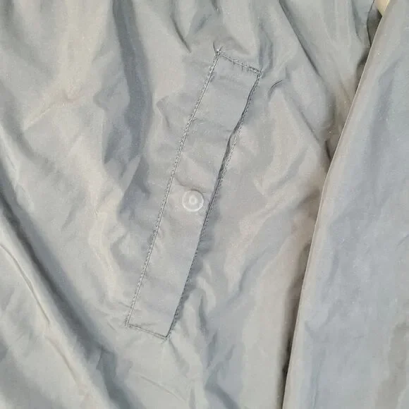 H&M Men's Lightweight Black Bomber Jacket Zip Up Windbreaker Size M - Picture 4 of 8